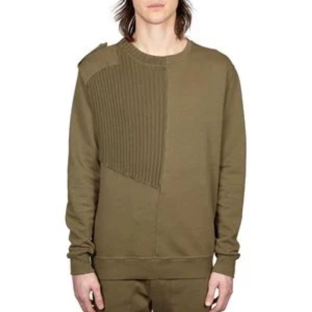 Damir Doma Wouko Sweater in Washed Military size XS